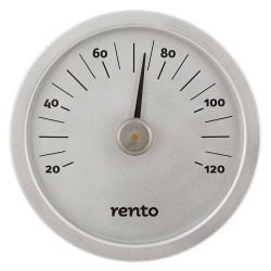 Saunathermometer - RENTO in aluminium  Saunathermometer - RENTO in aluminium