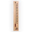 Thermometer van dennenhout - 0