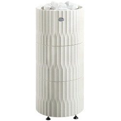 Saunakachel TULIKIVI RIITE, wit, met bedieningspaneel Saunakachel TULIKIVI RIITE, wit, met bedieningspaneel