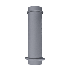 Bovenste gietijzeren schoorsteenpijp voor GEFEST-kachels 130/500 mm  Bovenste gietijzeren schoorsteenpijp voor GEFEST-kachels 130/500 mm