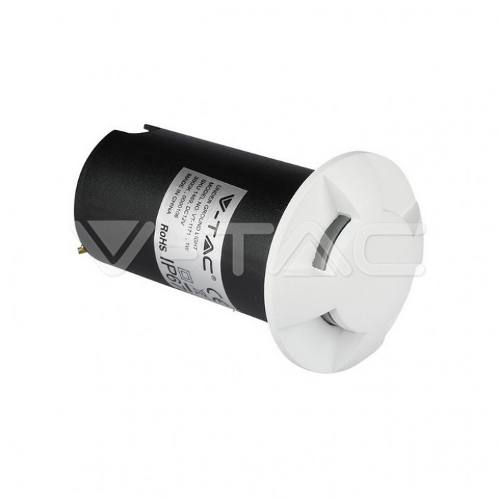 1W LED trapverlichting wit, 4-standen, 3000K