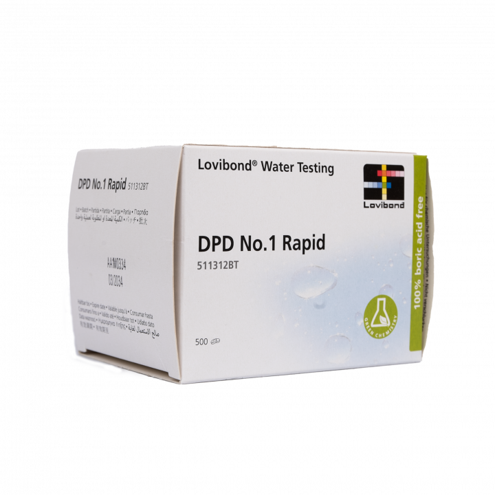 Watertesttabletten DPD 1, chloorbepaling, 10 tabletten