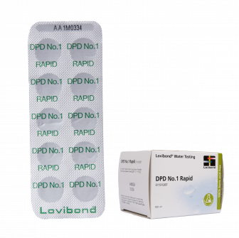 Watertesttabletten DPD 1, chloorbepaling, 10 tabletten