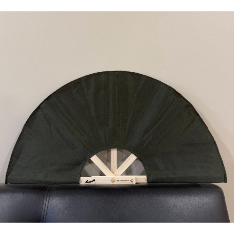 Stoffen saunaventilator, donkergroen