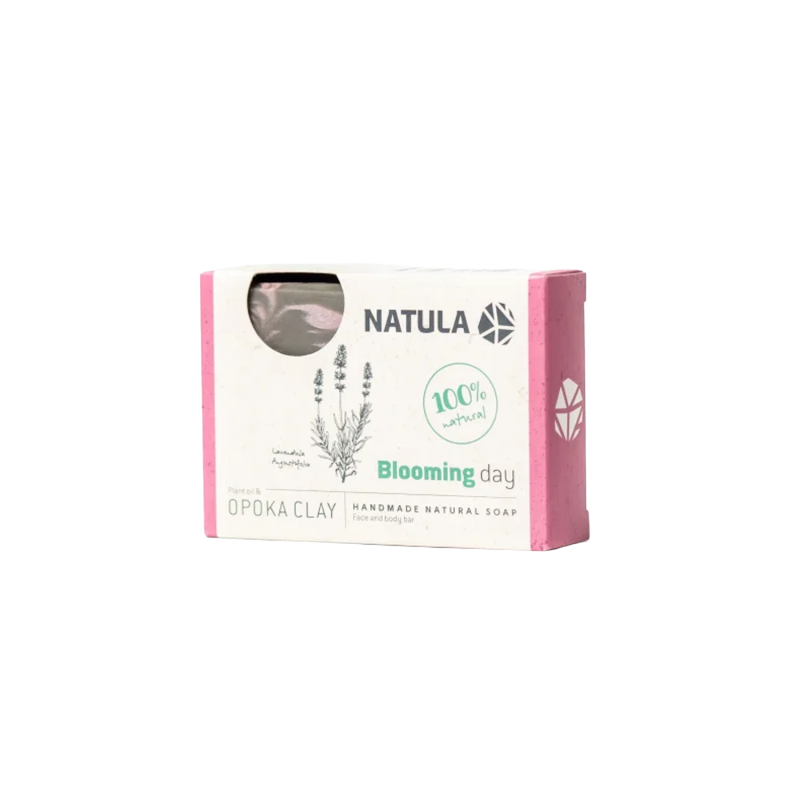 NATULA gezichts- en lichaamszeep met opoka-rots en lavendel 100g