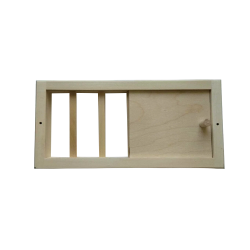 Ventilatierooster met klep 