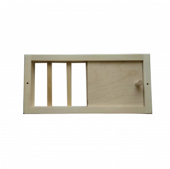 Ventilatierooster met klep