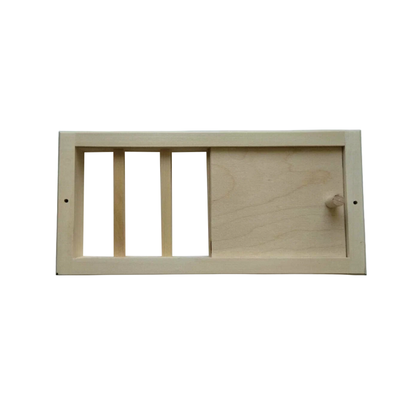 Ventilatierooster met klep