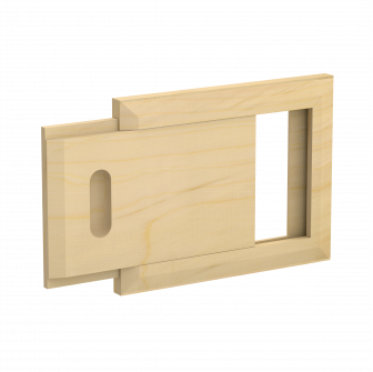Houten ventilatierooster Harvia, grenen