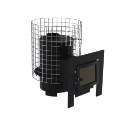 Houtgestookte saunakachel - VILPRA GRANNUS-8-LV met externe vuurhaard 