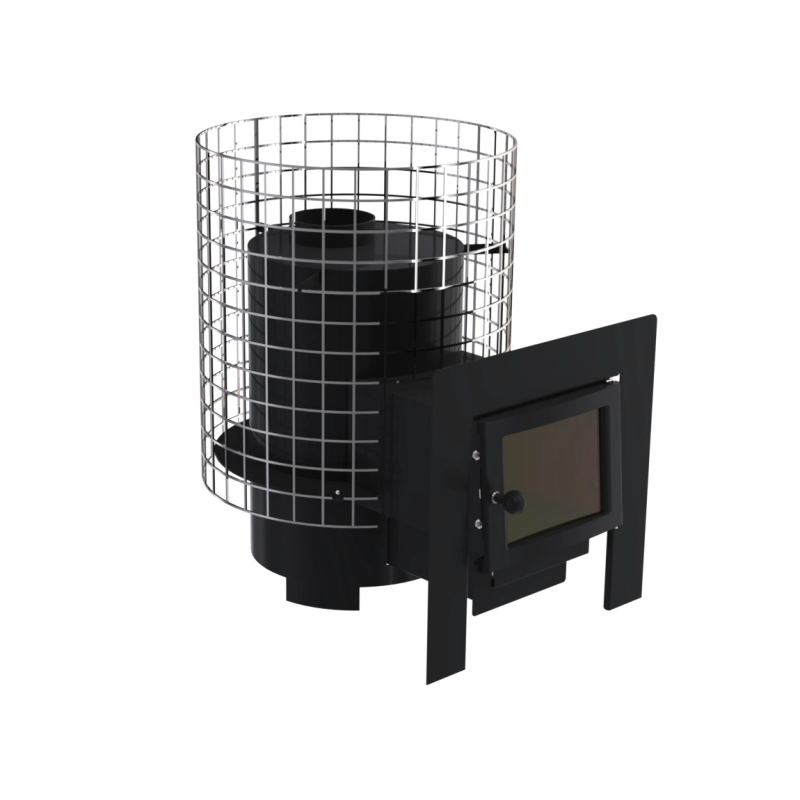 Houtgestookte saunakachel - VILPRA GRANNUS-8-LV met externe vuurhaard