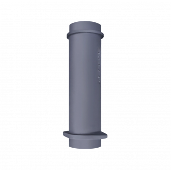 Bovenste gietijzeren rookgasafvoerbuis voor GEFEST saunakachels, Ø130 mm, 500 mm