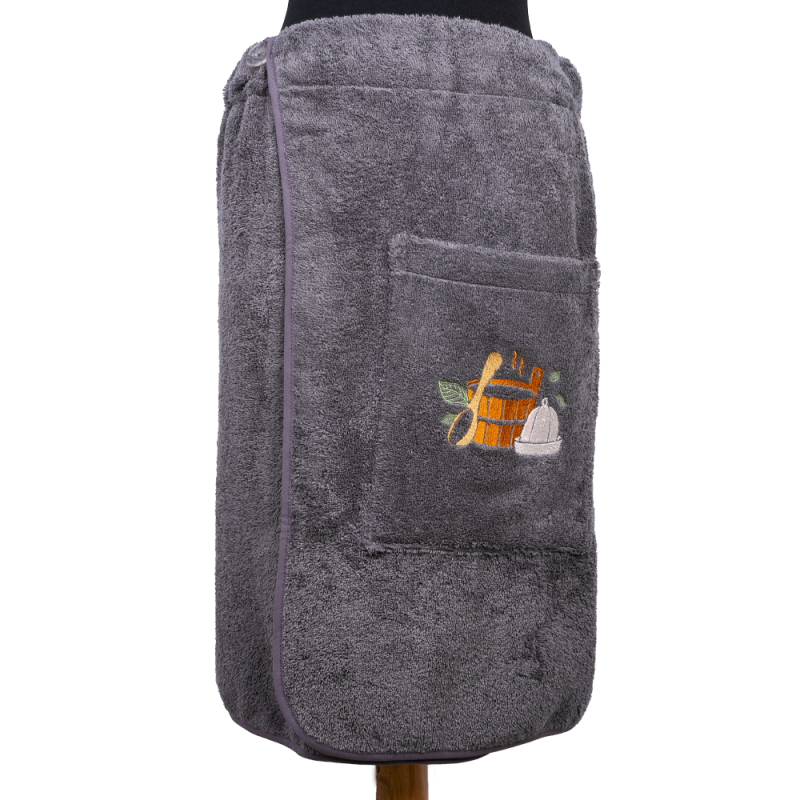 Heren saunaschort - GRIJS