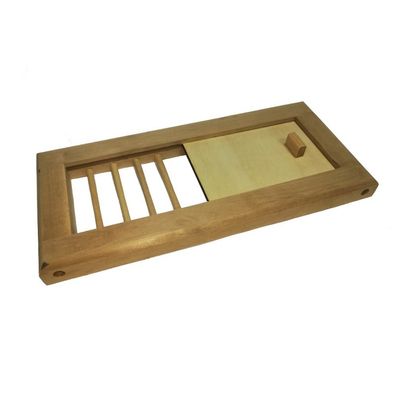 Ventilatierooster met klep, jaloezieën