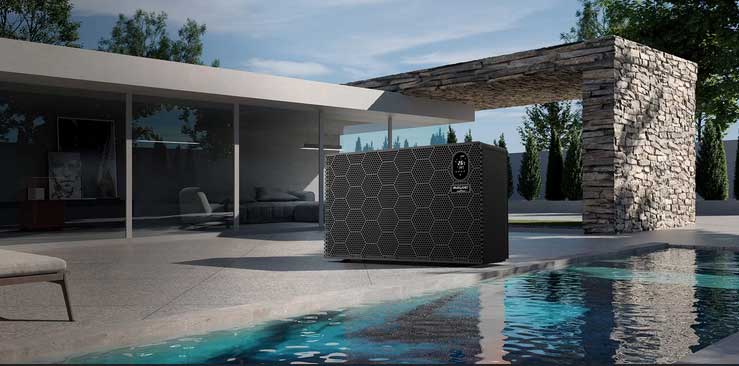 warmtepompen voor buitenzwembaden heat pumps for outdoor pools