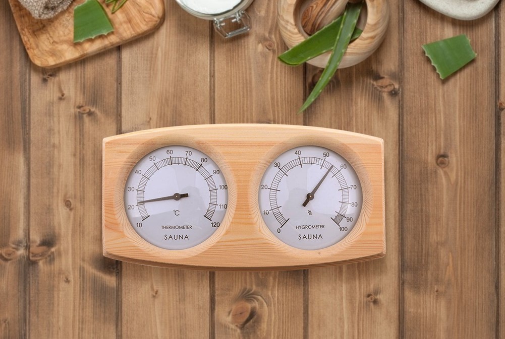 Hygrometer-thermometer, een essentieel onderdeel van de sauna